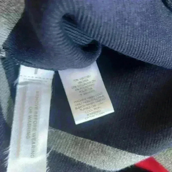 Loft Small Petite Skirt. NWOT. Elastic waist. Black and Gray striped - Picture 5 of 6